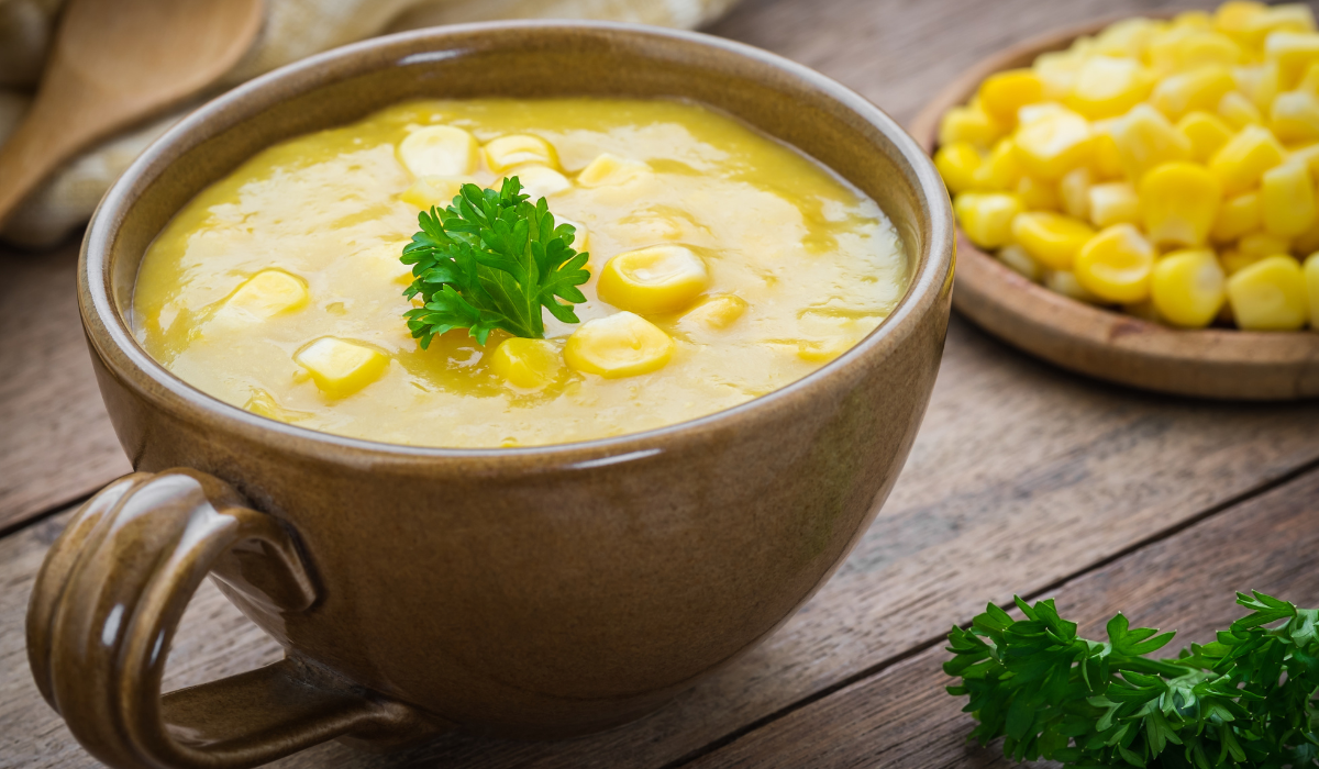 Sweet Corn Vegetable Soup