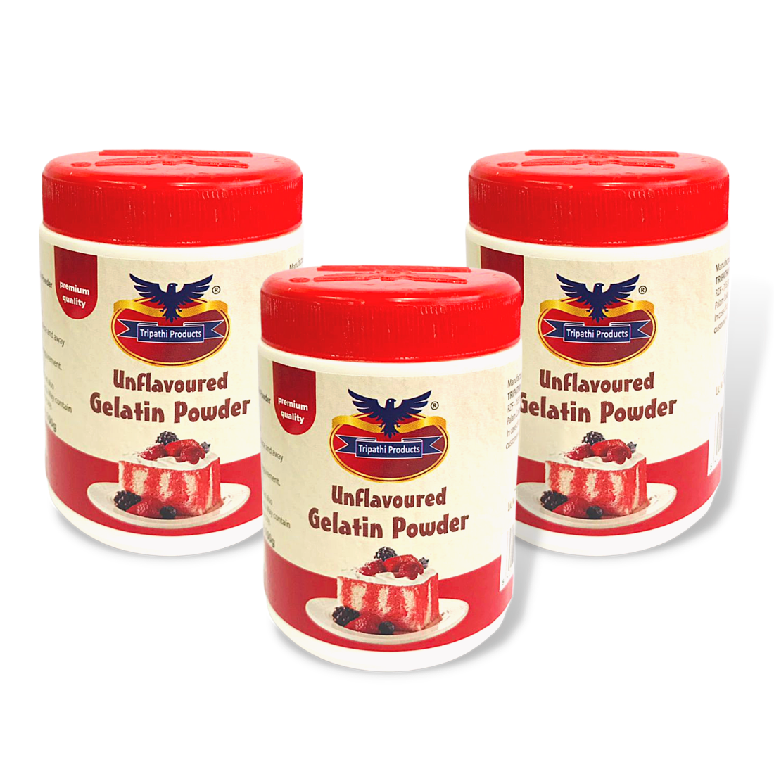 Unflavoured Gelatin Powder 3x100gm